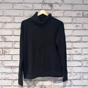 Offline by Aerie black funnel neck sweatshirt size small